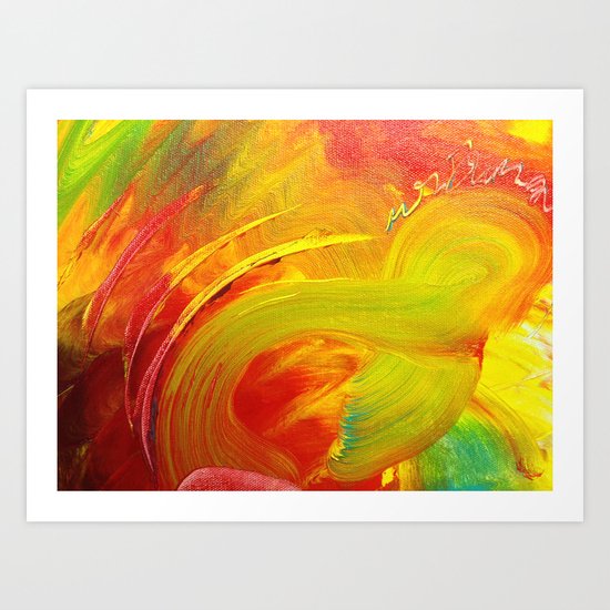 Twist Art Print