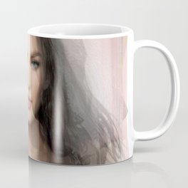 Megan Fox Portrait Overlay Coffee Mug