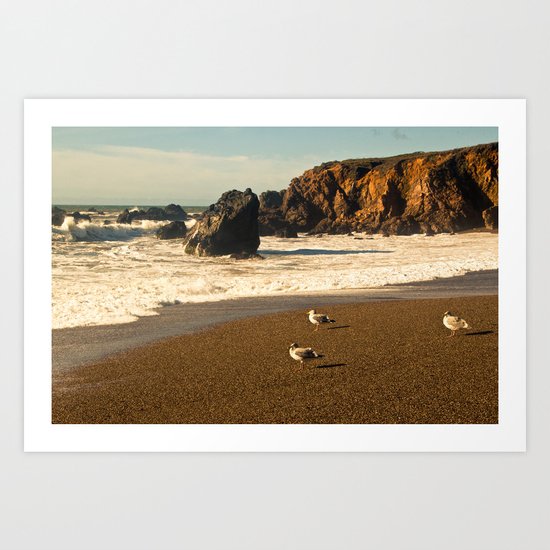 Sunbathing Art Print