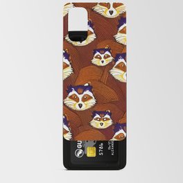 Raccoon blanket design Android Card Case