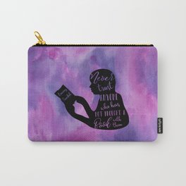 Never Trust Anyone (Lemony Snicket Quote) Carry-All Pouch