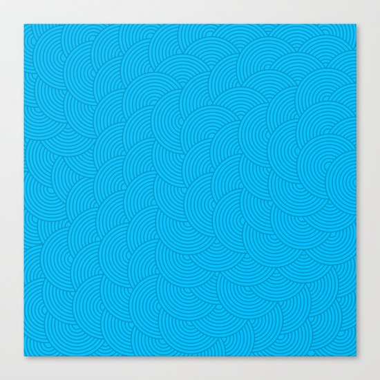 Dark Waves Canvas Print