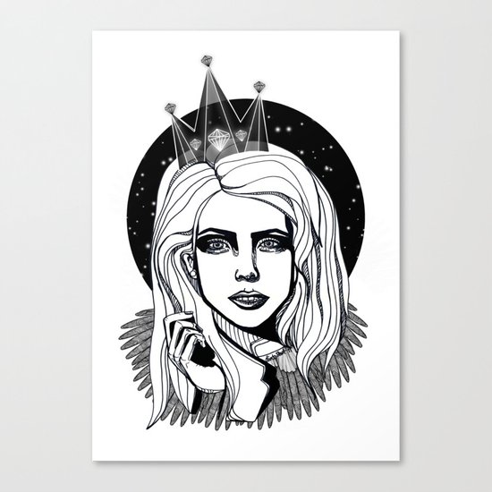 Queen of the night Canvas Print