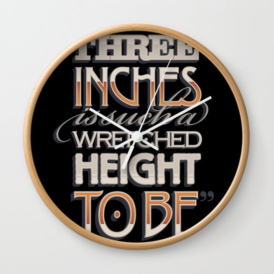 Wretched Height Wall Clock