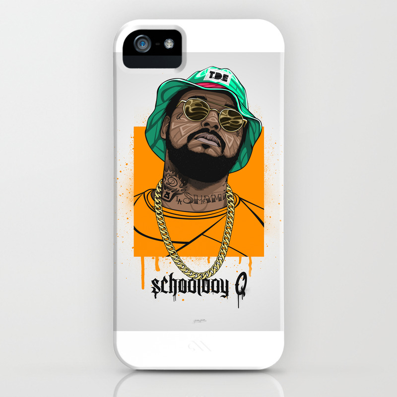 Schoolboy Q Iphone Case By Bokkaboom Society6