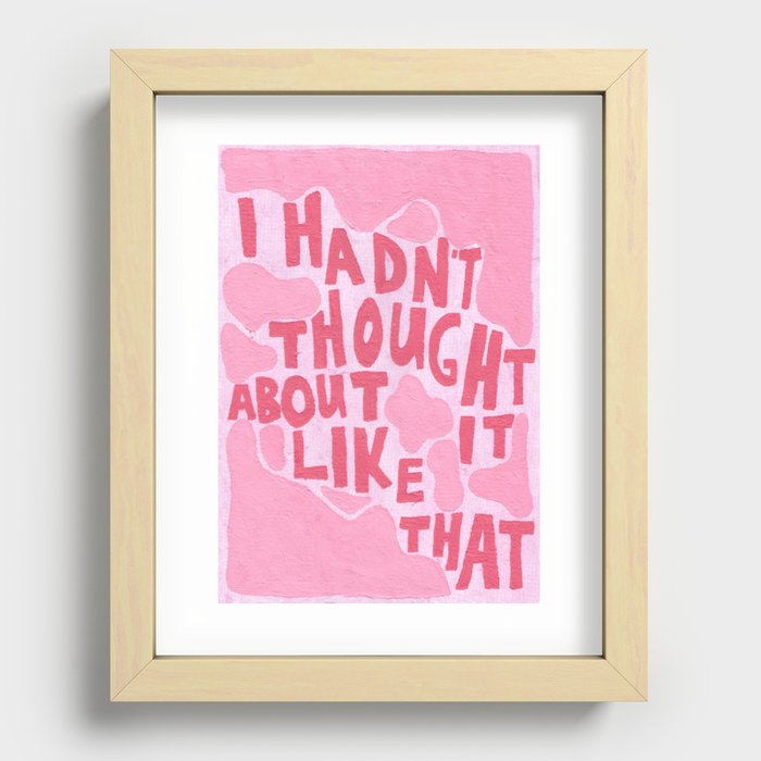 Recessed Framed Print