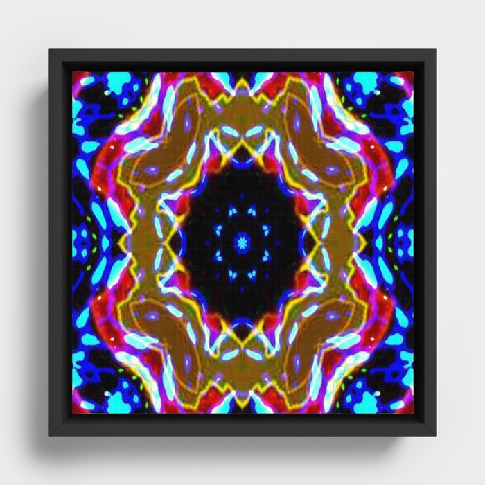 The Shape of Color Framed Canvas