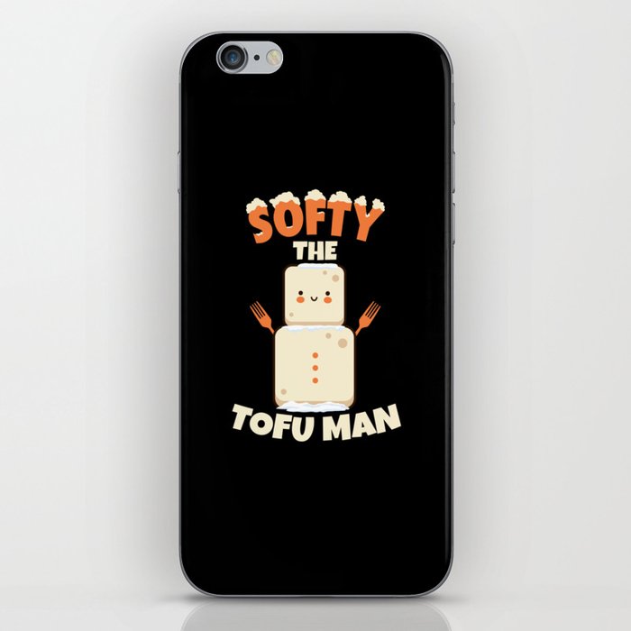 Softy Tofu Man Meatless Vegan iPhone Skin