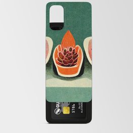 Mid Century Succulent Illustration Android Card Case