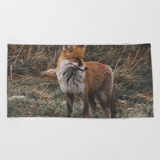 Feelin' Foxy Beach Towel