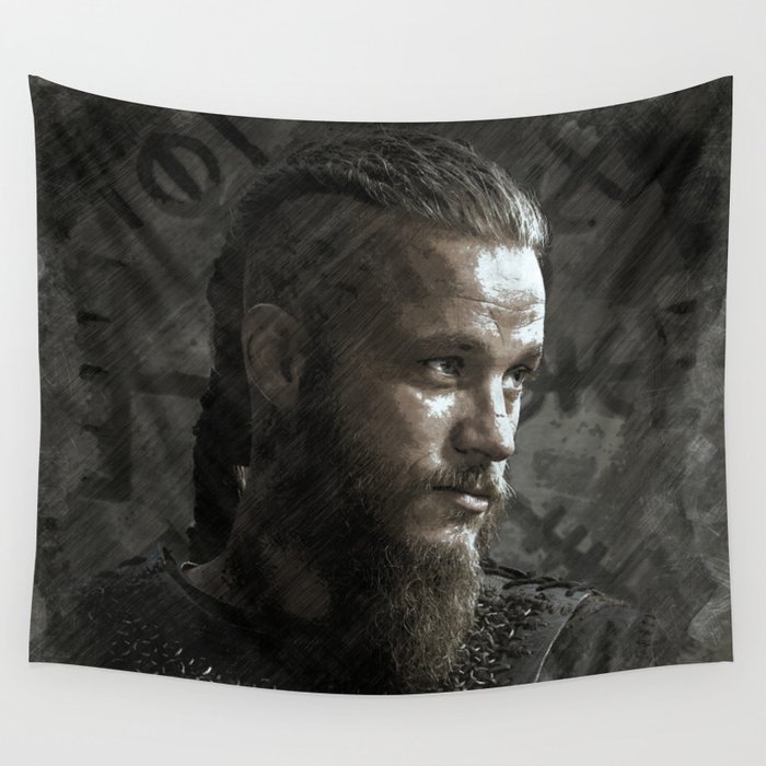 Ragnar Lodbrok - Vikings Wall Tapestry