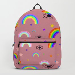 vivid rainbow Backpack