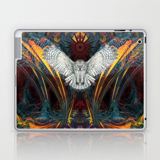 The Great Grey Owl Laptop & iPad Skin