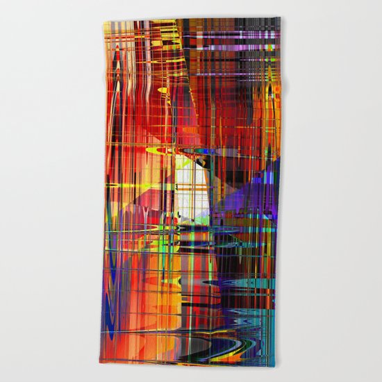 steel 3 Beach Towel