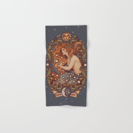 COSMIC LOVER color version Hand & Bath Towel