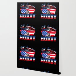 All american Hubby US flag 4th of July Wallpaper
