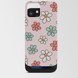 Happy Daisy Pattern, Cute and Fun Smiling Colorful Daisies iPhone Card Case