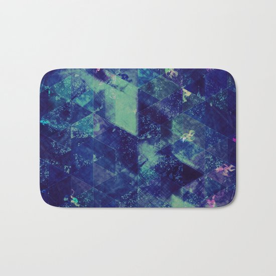 Abstract Geometric Background #20 Bath Mat