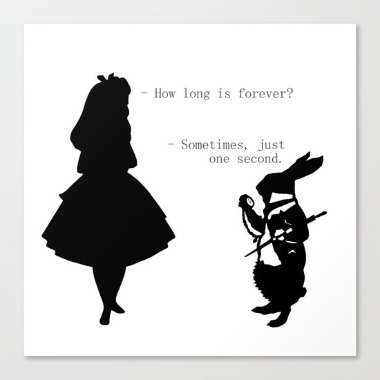 How long is forever? Canvas Print