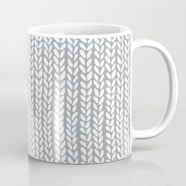 Knit Wave Grey Coffee Mug