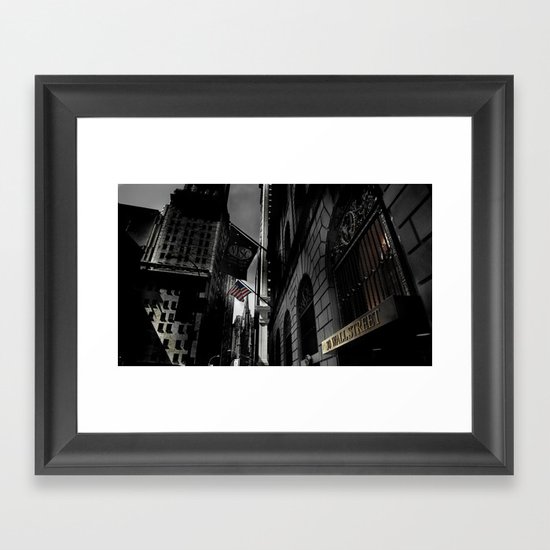 Wall Street Framed Art Print