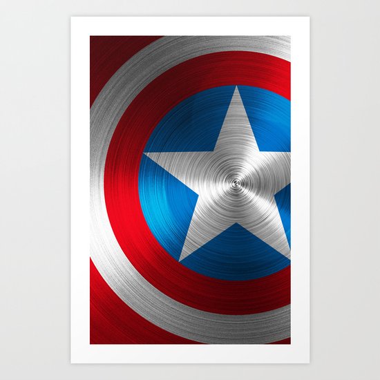 Captain America Art Print