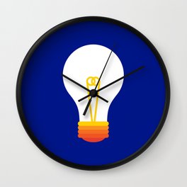 Pop Bulb Wall Clock