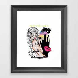 One More Kiss Framed Art Print
