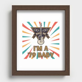 Born in 79 Baby Recessed Framed Print