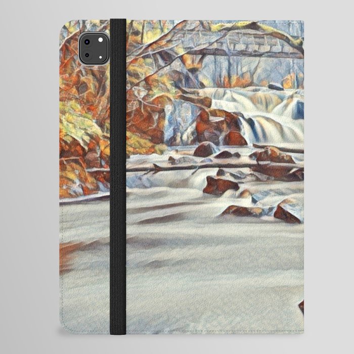 Waterfall River 3 iPad Folio Case