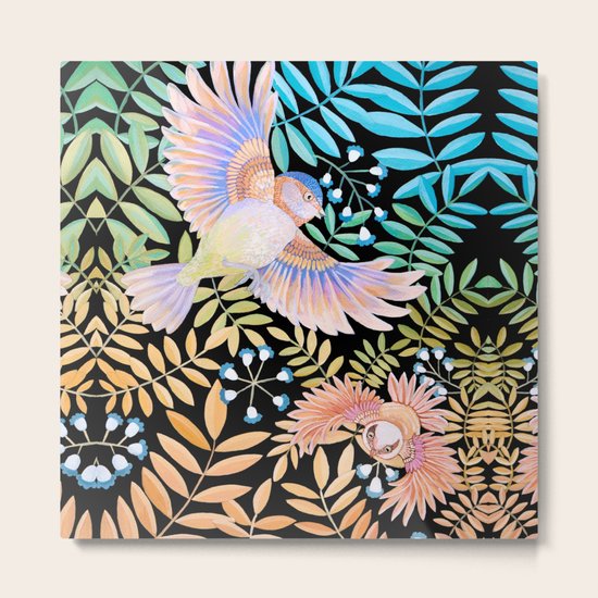 Tropical Bird Metal Print