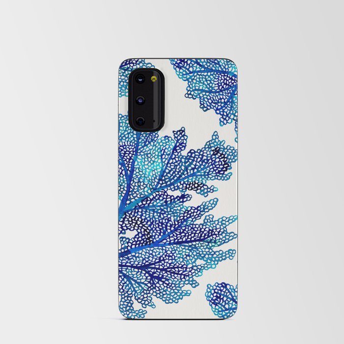 Sea Fan Coral – Blue Ombré Android Card Case