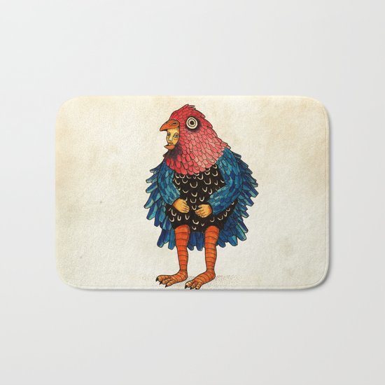 El pájaro Bath Mat