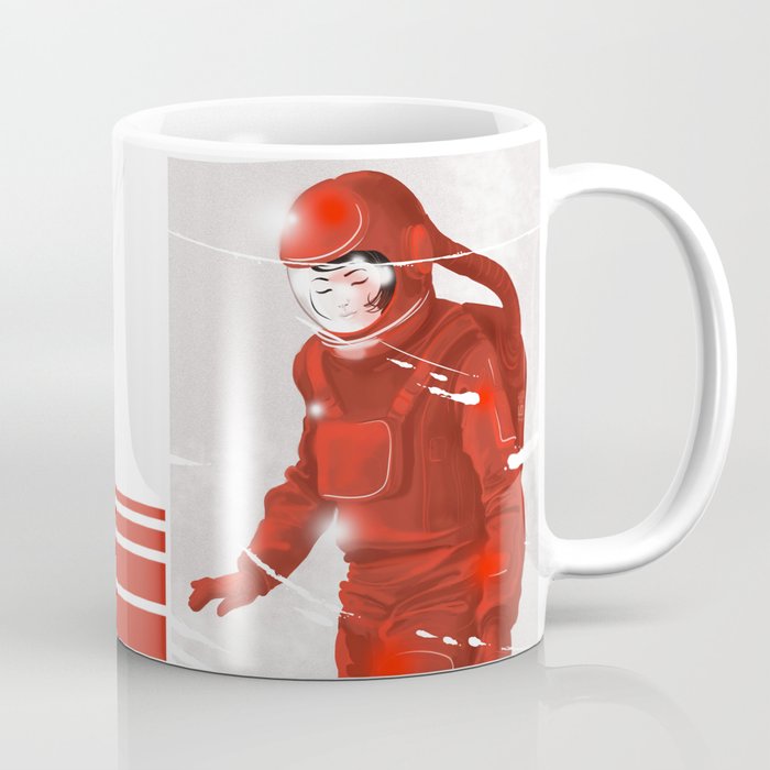 Hiroko in Storm // (astronaut girl) Coffee Mug