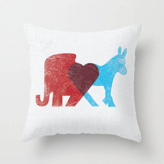 Share Opinions Throw Pillow