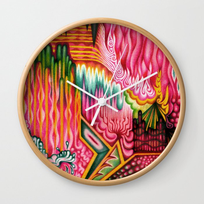 Sunk into a Candy Cave Wall Clock