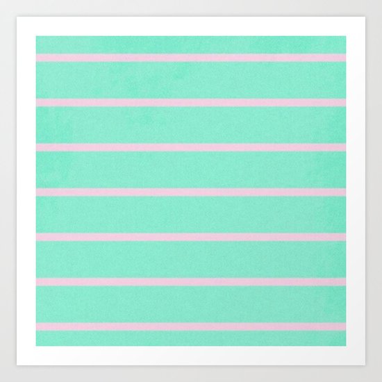 Turquoise Love Art Print