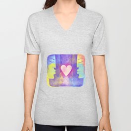 I see you with my heart V Neck T Shirt