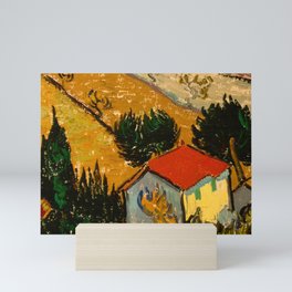 Landscape with House and Ploughman Mini Art Print