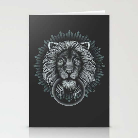 Stone Lion Stationery Cards