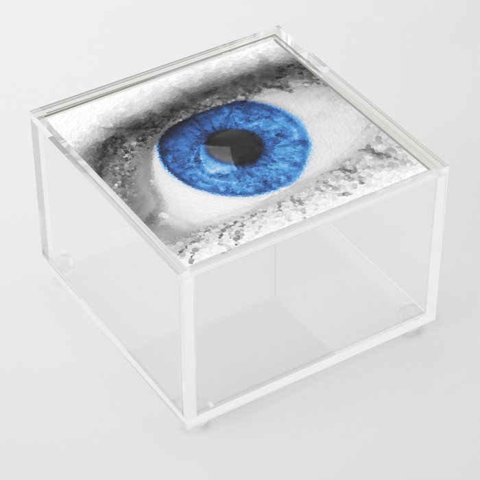 The Big Blue Eye Acrylic Box