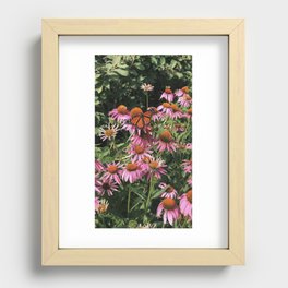 Butterflies&Flowers Recessed Framed Print
