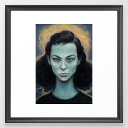 Vampire Girl  Framed Art Print