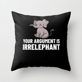 Elephant Animal Funny Ear Cute Baby Throw Pillow