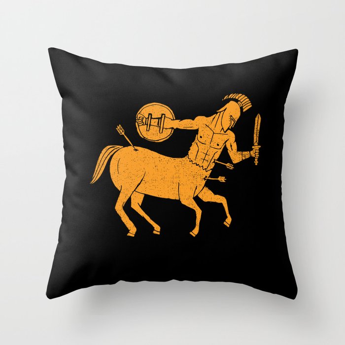 centaur Throw Pillow by thewellkeptthing | Society6