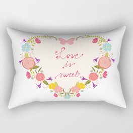 Love is Sweet Rectangular Pillow