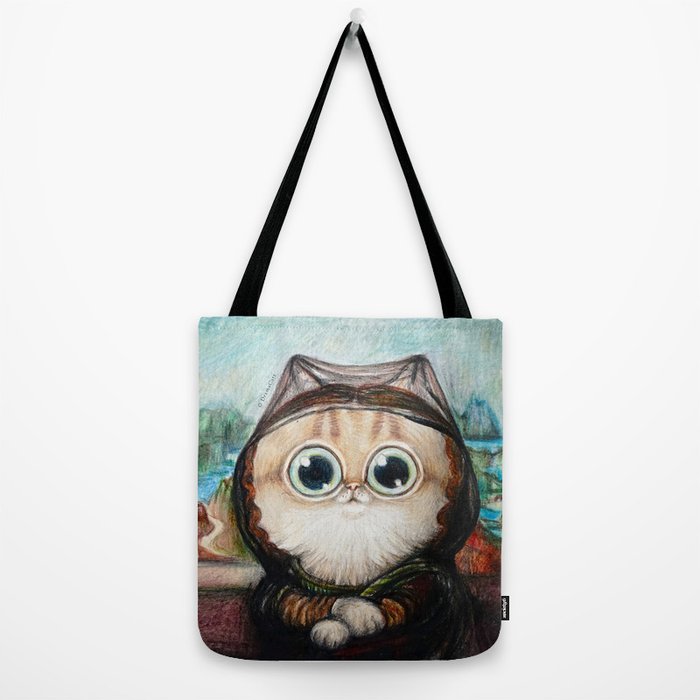 DramaCatz:Mona Lisa Tote Bag by dramacatz | Society6