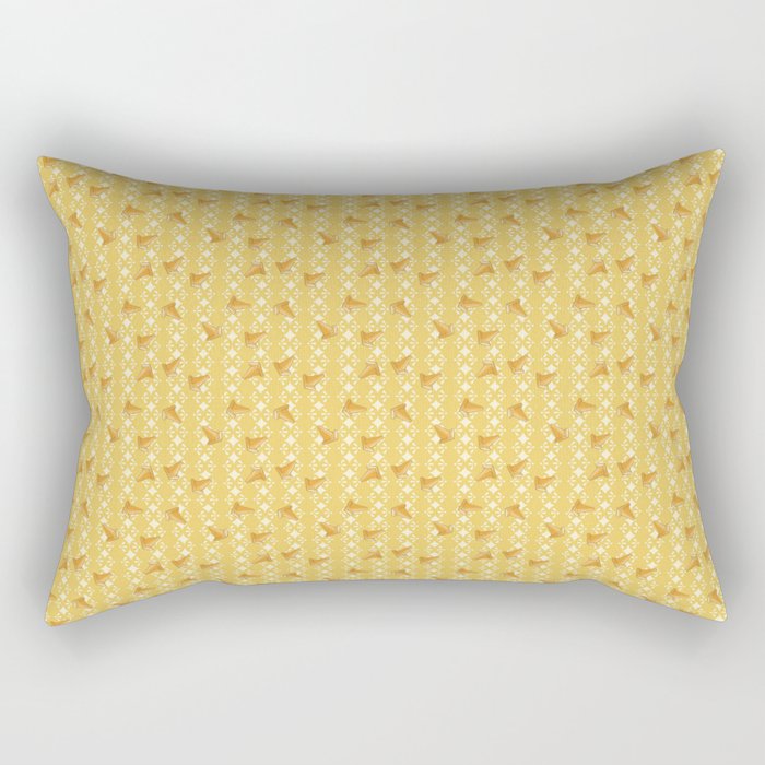 child pattern-pantone color-solid color-yellow Rectangular Pillow