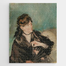 Édouard Manet "Portrait of Berthe Morisot with a Fan" Jigsaw Puzzle