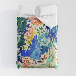 Henri Matisse Landscape at Collioure Duvet Cover